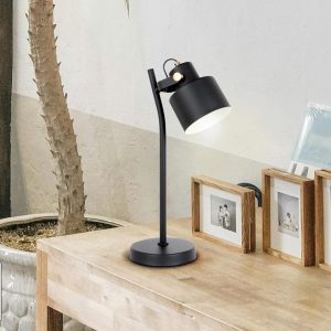 Erika Настольная лампа 1L черный-медный