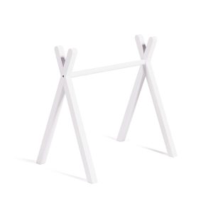 Maralis Детская напольная вешалка-вигвам из массива бука с белой отделкой