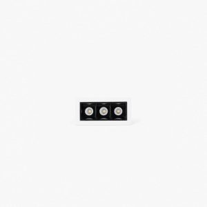 Встраиваемый светильник Troop бело-черный 3x2W 15° 2700K CRI90