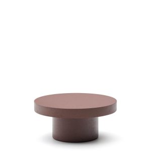 Aiguablava Журнальный столик терракотовый цементный Ø66 см
