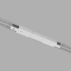 Гибкий коннектор для однофазного шинопровода белый TRC-1-1-FLEX-WH