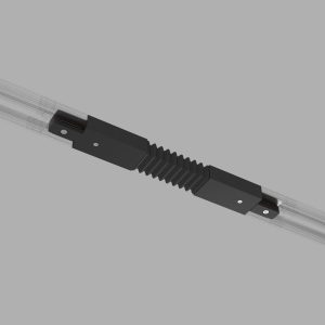 Гибкий коннектор для однофазного шинопровода черный TRC-1-1-FLEX-BK