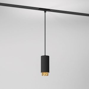 Трековый светильник для однофазного шинопровода Nubis GU10 чёрный/золото
            85021/01