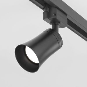 Трековый светильник для однофазного шинопровода Vetro GU10 черный (1 шт.) MRL
            1001