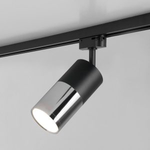 Трековый светодиодный светильник для однофазного шинопровода Avantag черный
            матовый/хром 6W 4200K (1 шт.) LTB27
