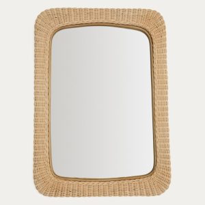 Зеркало из ротанга Zilna 58 x 79 см