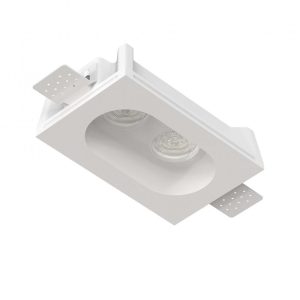 Встраиваемый гипсовый светильник IZAR DUO