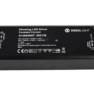 Драйвер Deko-Light D140040NT 14-28V 40W IP20 1,4A 862138