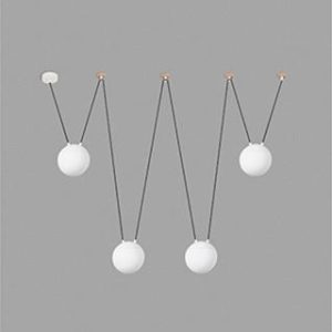 Подвесной светильник MINE SPACE белый 4 LUCES PERSONALIZADO