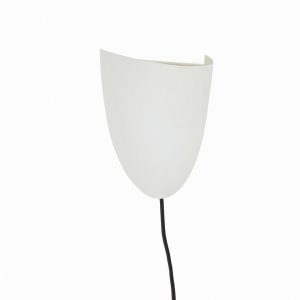 Настенный светильник Nibla из металла с эффектом белой глины