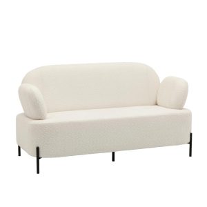 Диван Кэнди ткань букле белый