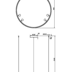 Подвесной светильник Maytoni MOD102PL-L42BK