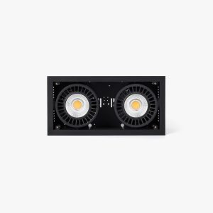 Встраиваемый светильник Colin-2 черный LED CRI95 48-72W 4000K 56°