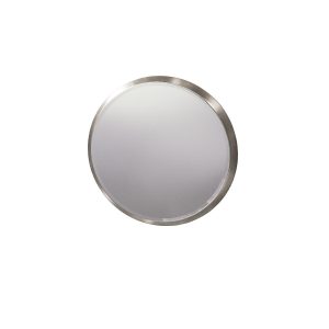 Зеркало круглое Aries 44Ø серебряное
