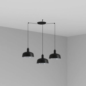 Подвесной светильник Tatawin M 3L черный