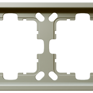 Рамка 2-кратная - FD (тауп матовый - soft touch)