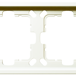 Рамка 2-кратная - FD (белый матовый - soft touch)