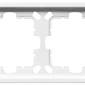 Рамка 2-кратная - FD (белый глянцевый)