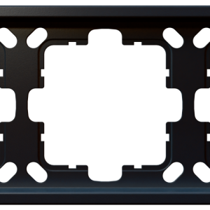 Рамка 3-кратная - FD (черный матовый - soft touch)