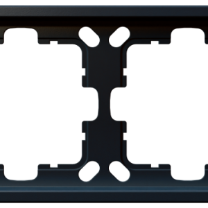 Рамка 4-кратная - FD (черный матовый - soft touch)