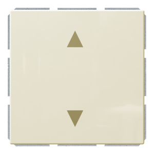 Кнопка 1-клавишная 10A в нейтральном положении, для штор с клавишей - FD (сахара)