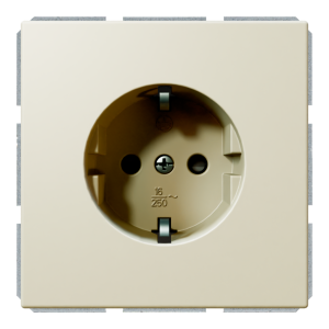 Розетка SCHUKO® 16A со шторками - FD (сахара)