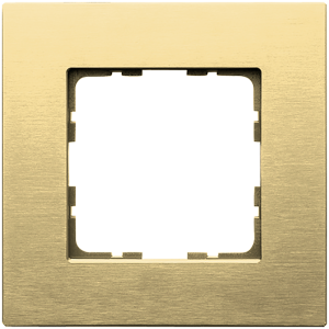 Рамка 1-кратная из алюминия - G-Metal (шампань)