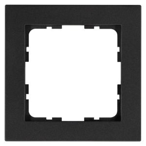 Рамка 1-кратная - G-Classic (черный матовый - soft touch)