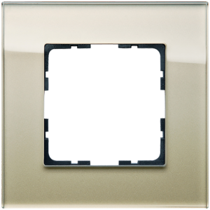 Рамка 1-кратная из стекла - G-Glass (шампань)