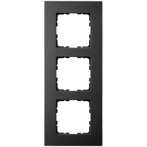 Рамка 3-кратная из алюминия - G-Metal (черный)