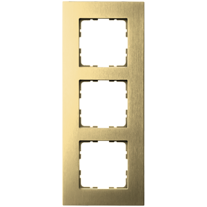 Рамка 3-кратная из алюминия - G-Metal (шампань)
