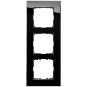 Рамка 3-кратная из стекла - G-Glass (черный)
