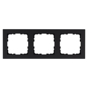 Рамка 3-кратная - G-Classic (черный матовый - soft touch)