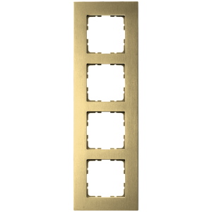 Рамка 4-кратная из алюминия - G-Metal (шампань)