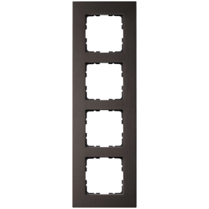 Рамка 4-кратная из алюминия - G-Metal (коричневый)