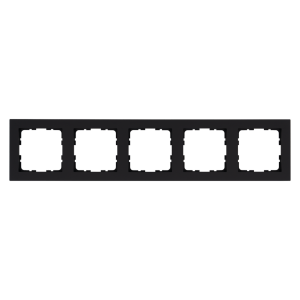 Рамка 5-кратная - G-Classic (черный матовый - soft touch)