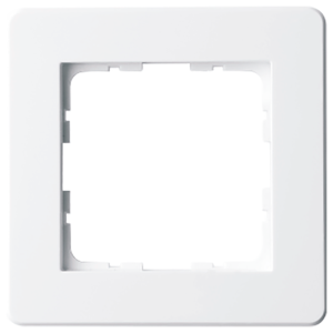 Рамка 1-кратная - G-Flex (белый глянцевый)