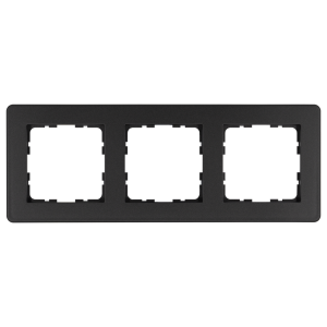 Рамка 3-кратная - G-Flex (антрацит)