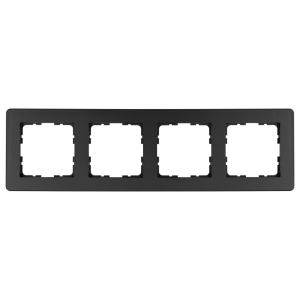 Рамка 4-кратная - G-Flex (антрацит)