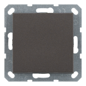 Выключатель 1-клавишный 10A с клавишей - G (мокко)