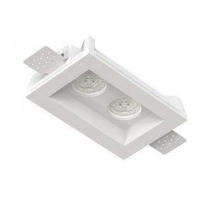 Встраиваемый гипсовый светильник MAIA DUO FLAT