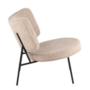 Кресло District Lounge букле капучино