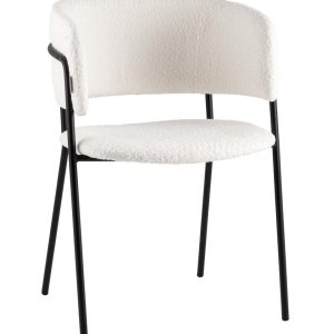 Кресло Нэлли New, букле белый