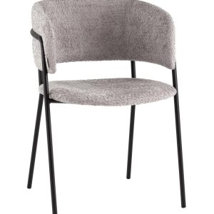 Кресло Нэлли New, букле светло-серый