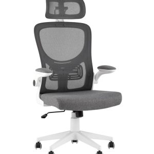 Кресло офисное TopChairs Airone серый ткань