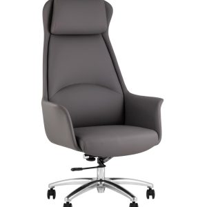 Кресло руководителя TopChairs Viking NEW серое