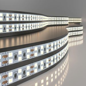 Двухрядная светодиодная лента 240 LED 18 Вт IP20 4200К дневной белый 2835 24V
            240Led 18W IP20