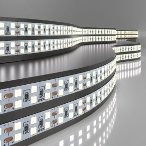 Светодиодная лента 240 LED 18 Вт IP20 двухрядная 6500К холодный белый 2835 24V
            240Led 18W IP20