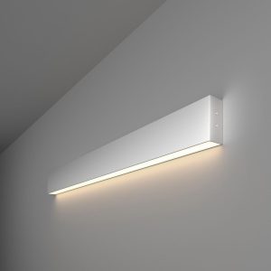 Линейный светодиодный накладной односторонний светильник 78см 15Вт 4200К
серебряный 101-100-30-78