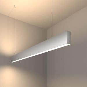 Линейный светодиодный подвесной двусторонний светильник 103см 40Вт 4200К
серебряный LSG-01-2-8*103-32-4200-MS